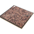 China factory brown Small particles mixed Hot - melt mosaic kitchen floor tile